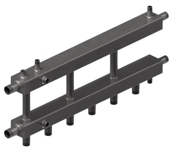 коллектор распределительный, коллектор котловой, коллектор, распределительная гребенка